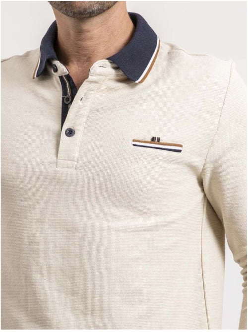 Polo de manga larga PORMARIN - Kiabi