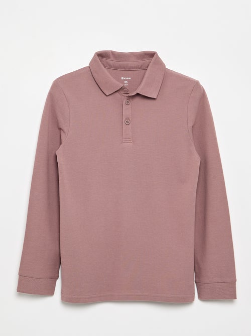 Polo de manga larga - Kiabi Polo de manga larga - Kiabi