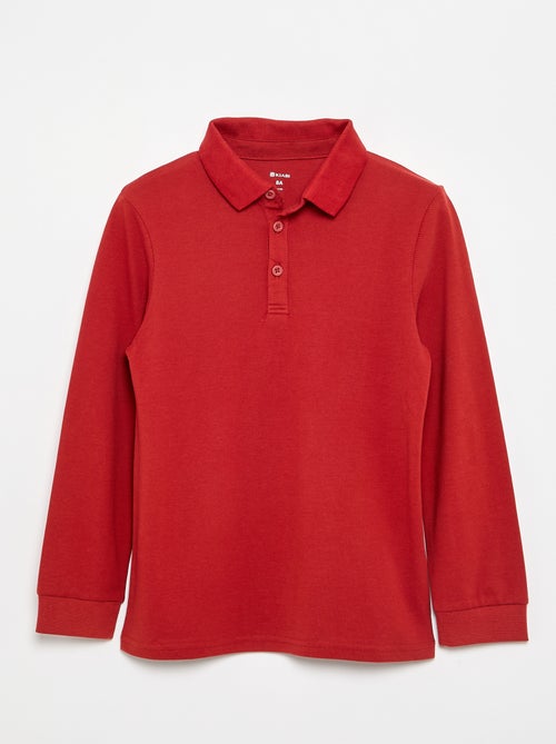 Polo de manga larga - Kiabi Polo de manga larga - Kiabi