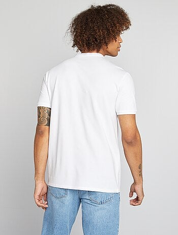 Polo de piqué cuello mao