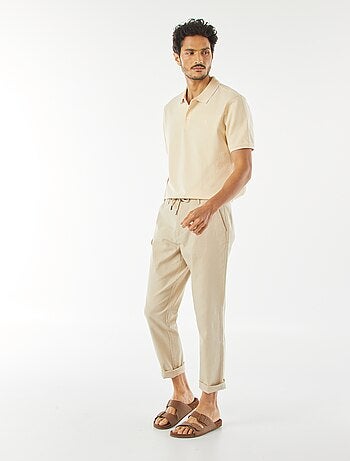 Polo de piqué de algodón