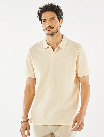 Polo de piqué de algodón
