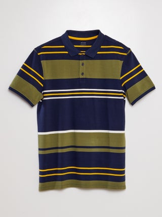 Polo de piqué de algodón
