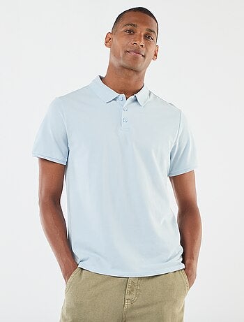 Polo de piqué de algodón