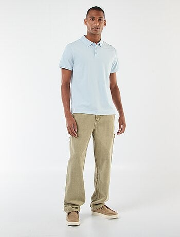 Polo de piqué de algodón