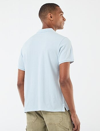 Polo de piqué de algodón
