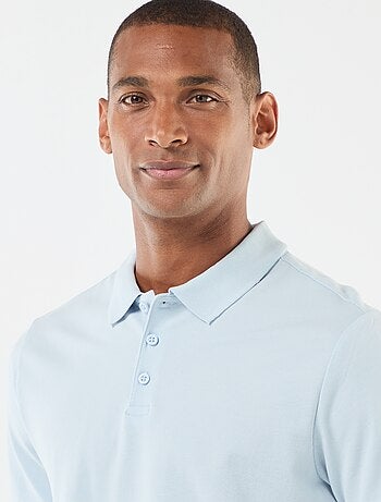 Polo de piqué de algodón