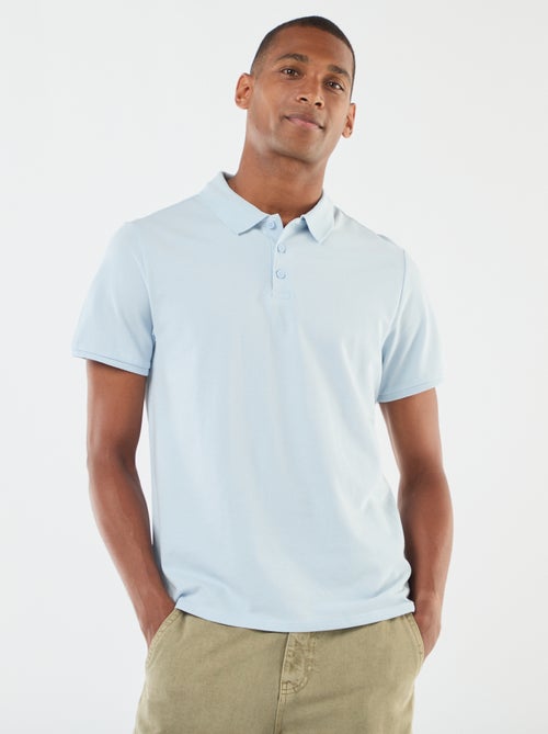 Polo de piqué de algodón - Kiabi