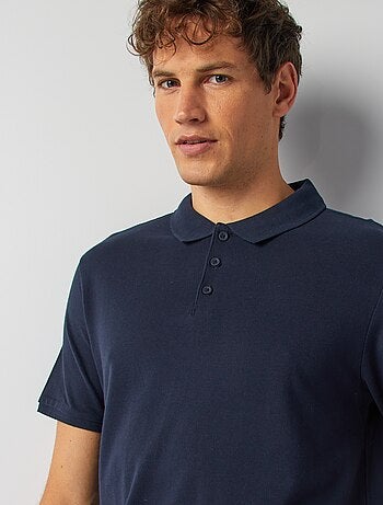 Polo de piqué de algodón