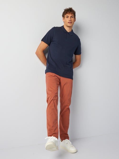 Polo de piqué de algodón - Kiabi