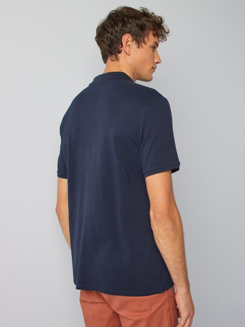 Polo de piqué de algodón - Kiabi