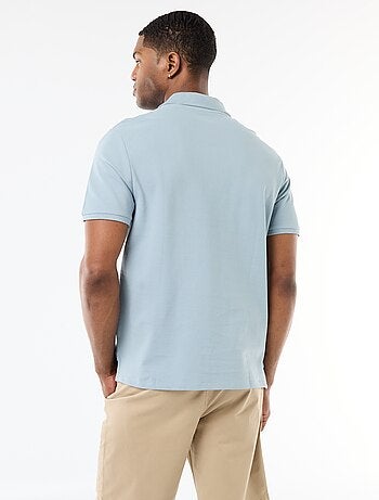 Polo de piqué de algodón