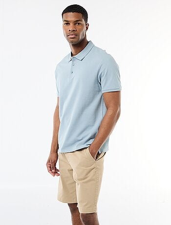Polo de piqué de algodón