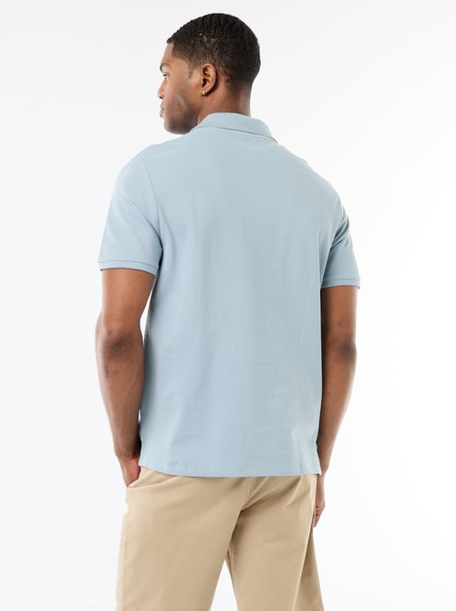 Polo de piqué de algodón - Kiabi Polo de piqué de algodón - Kiabi