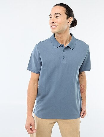 Polo de piqué de algodón