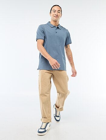 Polo de piqué de algodón