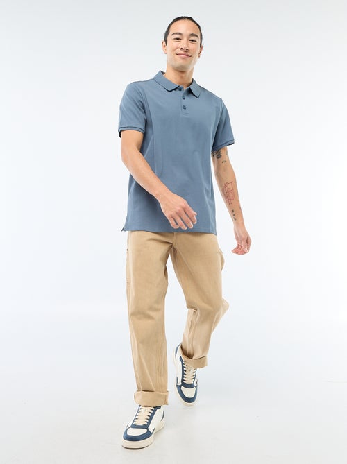 Polo de piqué de algodón - Kiabi Polo de piqué de algodón - Kiabi