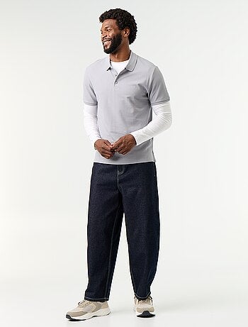 Polo de piqué de algodón