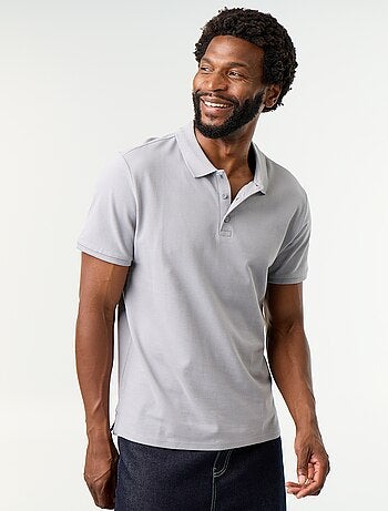 Polo de piqué de algodón