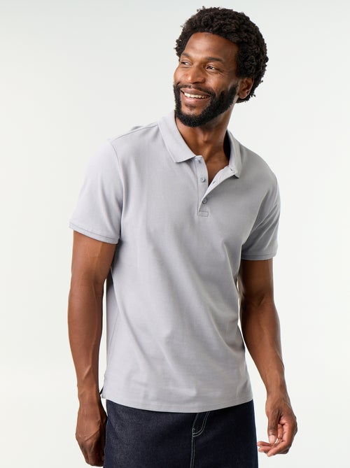 Polo de piqué de algodón - Kiabi Polo de piqué de algodón - Kiabi