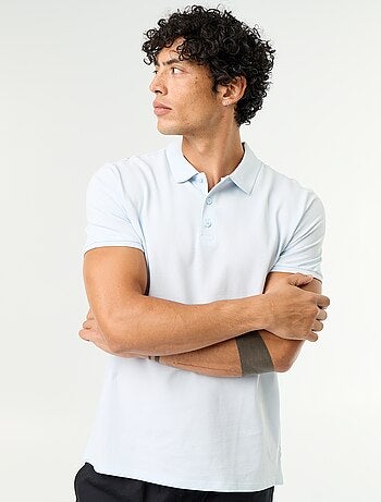 Polo de piqué de algodón