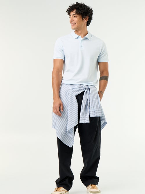 Polo de piqué de algodón - Kiabi Polo de piqué de algodón - Kiabi