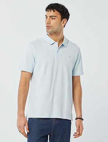Polo de piqué de algodón