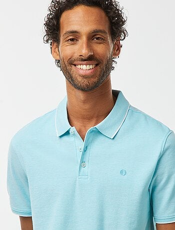 Polo de piqué de algodón