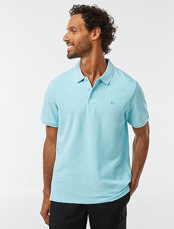 Polo de piqué de algodón