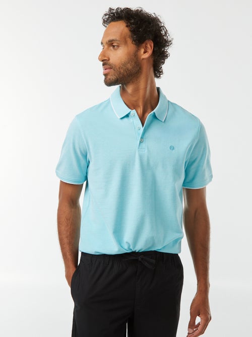 Polo de piqué de algodón - Kiabi
