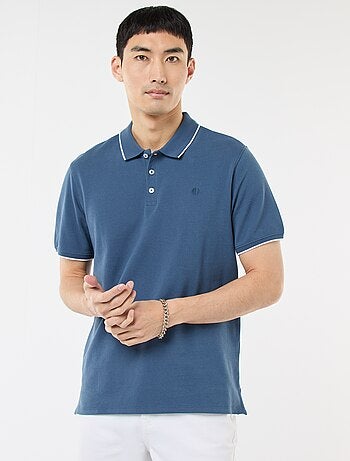 Polo de piqué de algodón