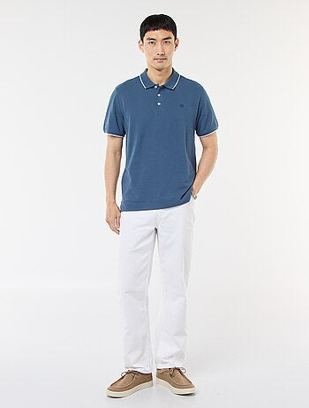 Polo de piqué de algodón