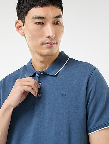 Polo de piqué de algodón