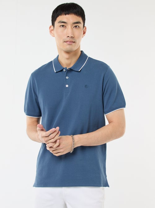 Polo de piqué de algodón - Kiabi