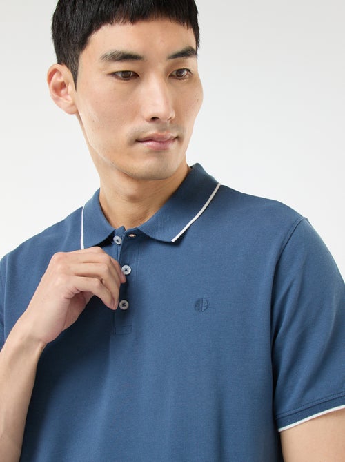 Polo de piqué de algodón - Kiabi