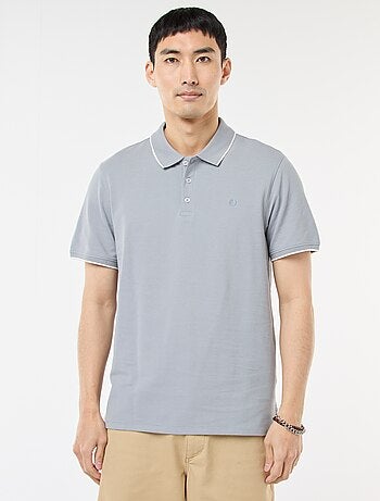 Polo de piqué de algodón