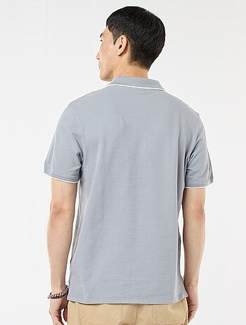 Polo de piqué de algodón