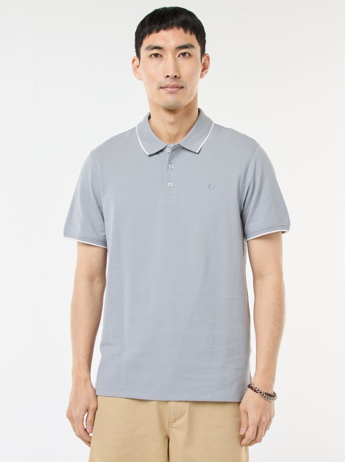 Polo de piqué de algodón - Kiabi