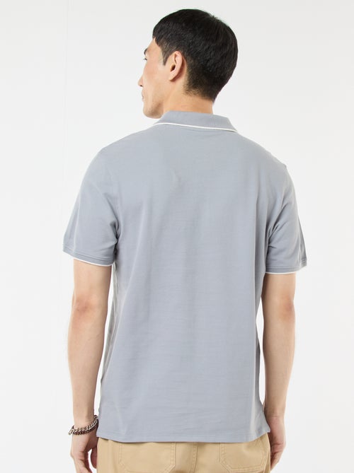 Polo de piqué de algodón - Kiabi