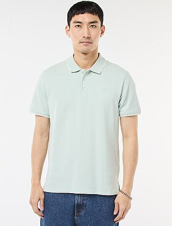 Polo de piqué de algodón