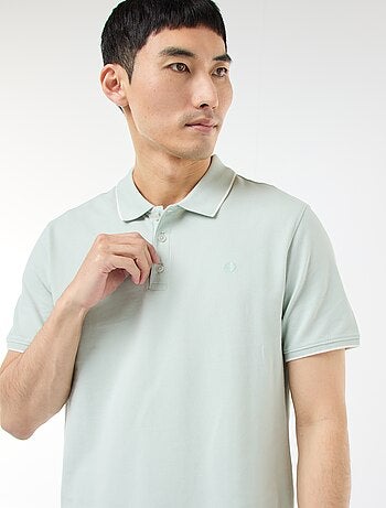 Polo de piqué de algodón