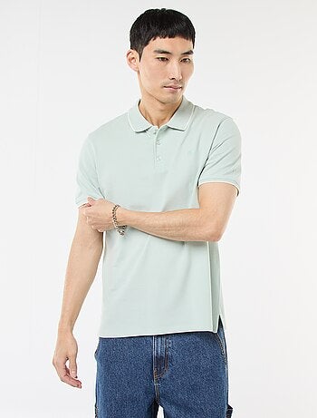 Polo de piqué de algodón