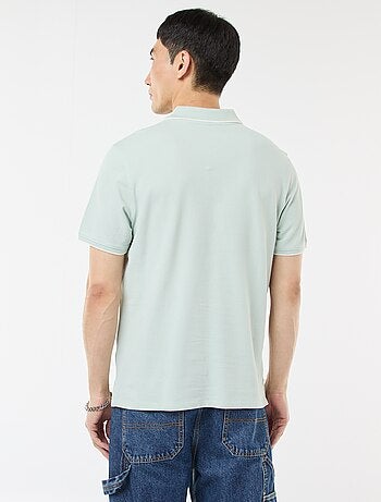 Polo de piqué de algodón