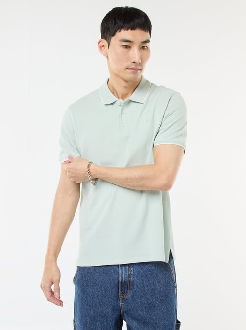 Polo de piqué de algodón - Kiabi