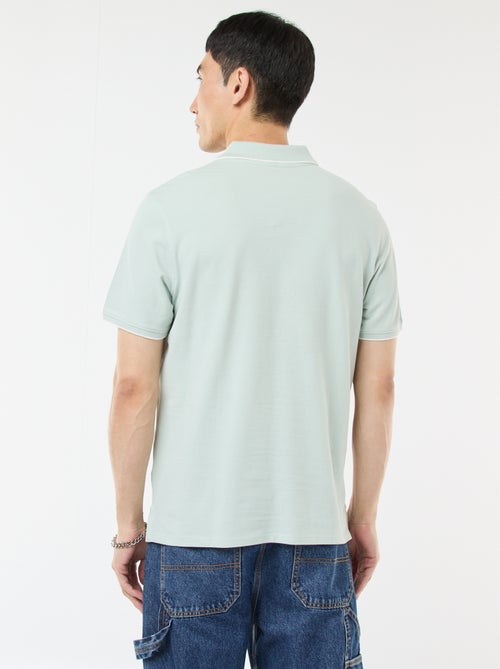 Polo de piqué de algodón - Kiabi