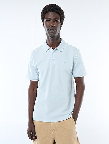 Polo de piqué de algodón