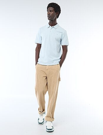 Polo de piqué de algodón
