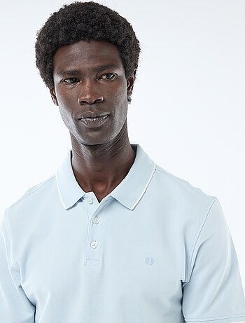 Polo de piqué de algodón