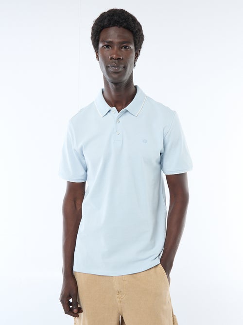 Polo de piqué de algodón - Kiabi