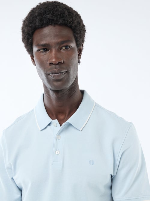 Polo de piqué de algodón - Kiabi